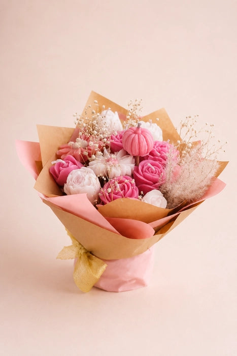 Premium Hand Bouquet Candle