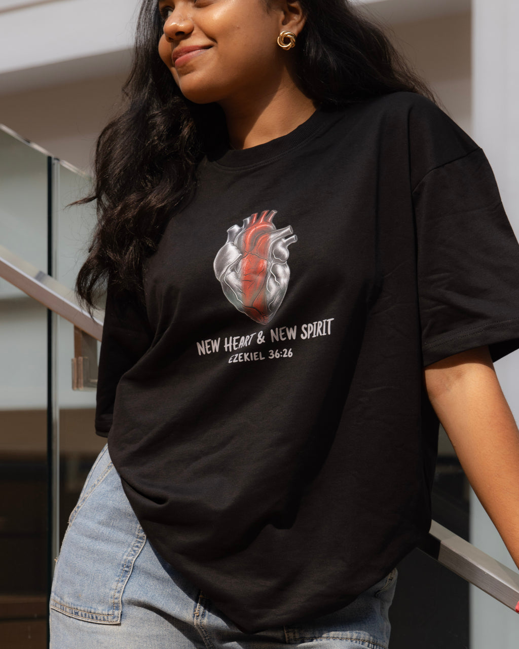 New Heart & New Spirit - Oversized Tee