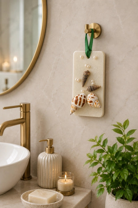 Wax Sachet -Seashells and pearls