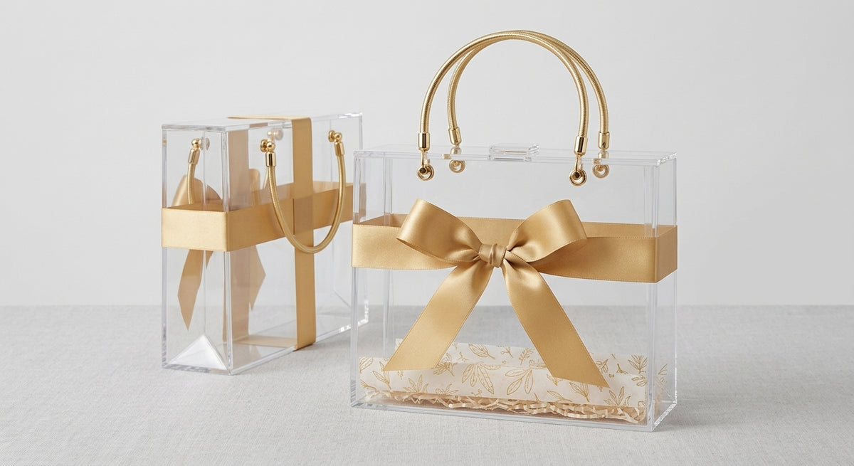Clear Acrylic Luxe Tote Bag