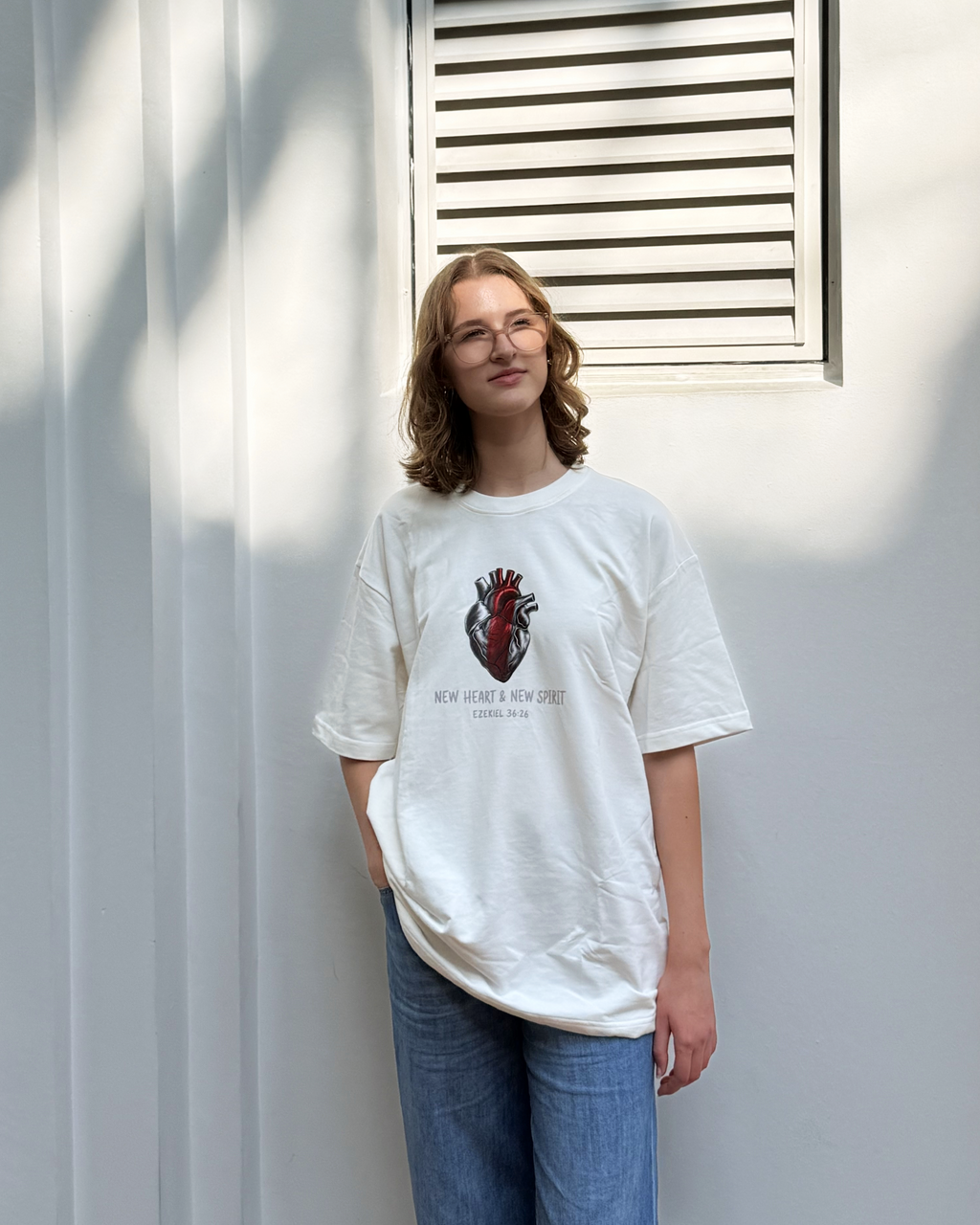 New Heart & New Spirit - Oversized Tee