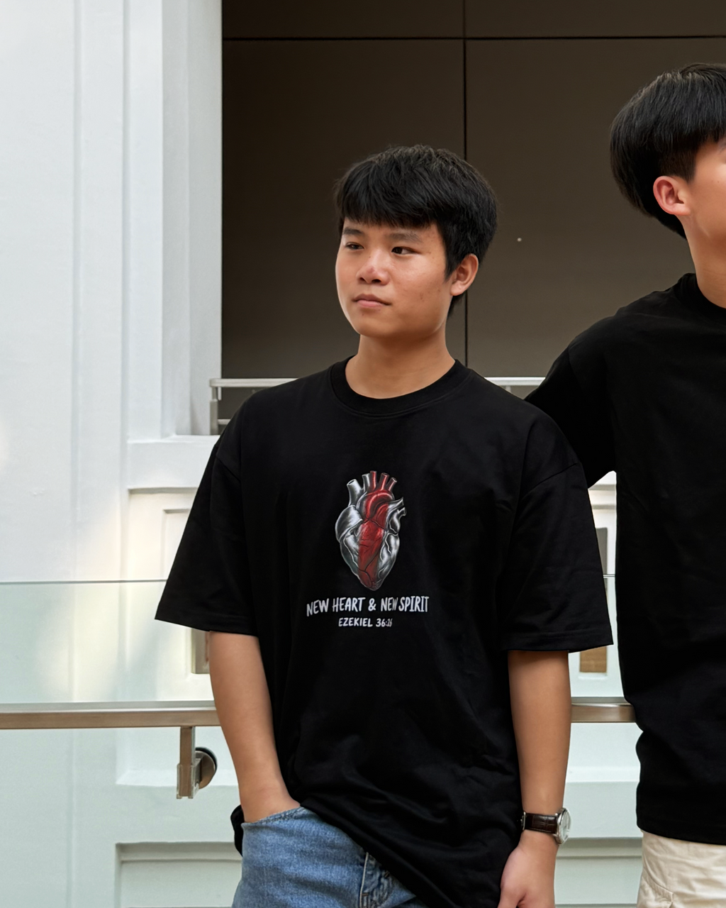 New Heart & New Spirit - Oversized Tee