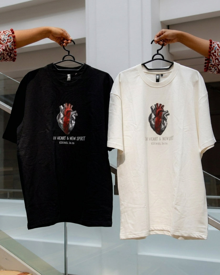 New Heart & New Spirit - Oversized Tee