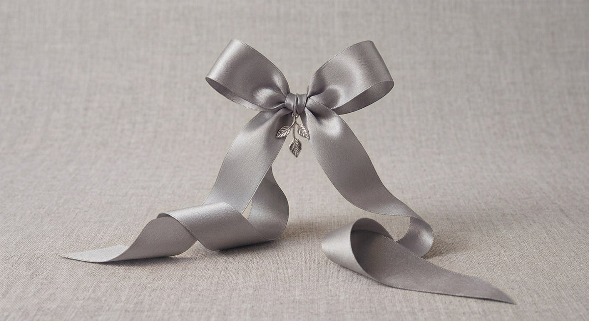 Satin Silver Ribbon