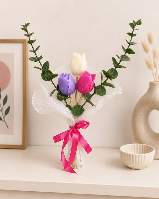 Tulip Bouquet Candle